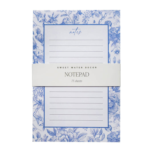 Blue Delft Notepad