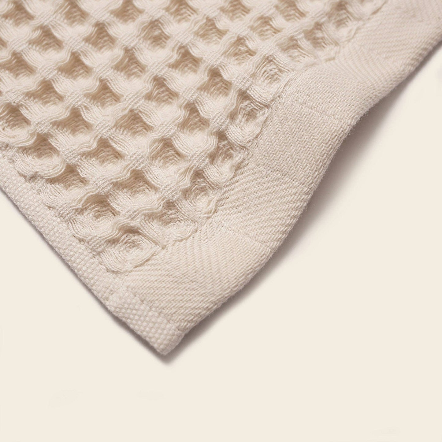 Organic Weightless Waffle Hand Towel: Wheat / Individual