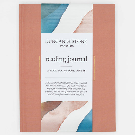 Reading Journal for Book Lover | Book Review Journal: Red