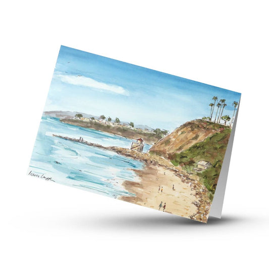 Dana Strands Beach Folded Greeting Card w Envelope (5x7)