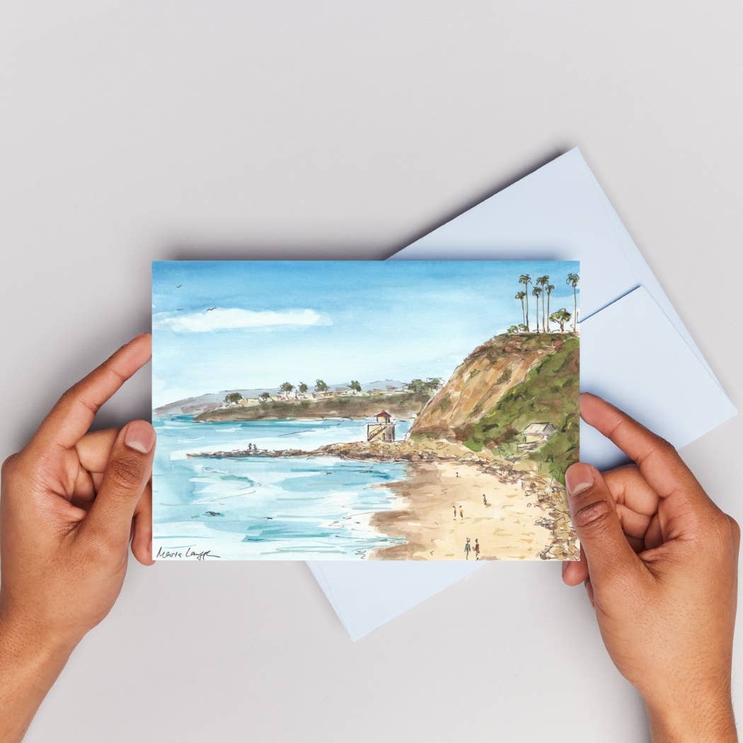 Dana Strands Beach Folded Greeting Card w Envelope (5x7)