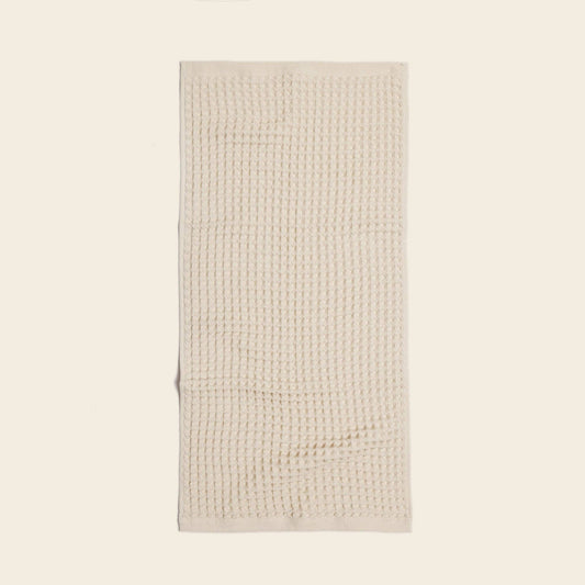 Organic Weightless Waffle Hand Towel: Wheat / Individual