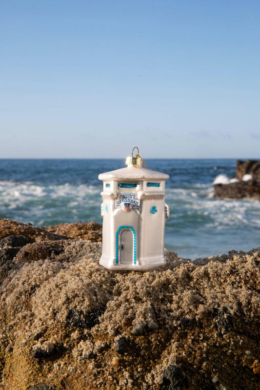 Laguna Beach Lifeguard Tower Ornament