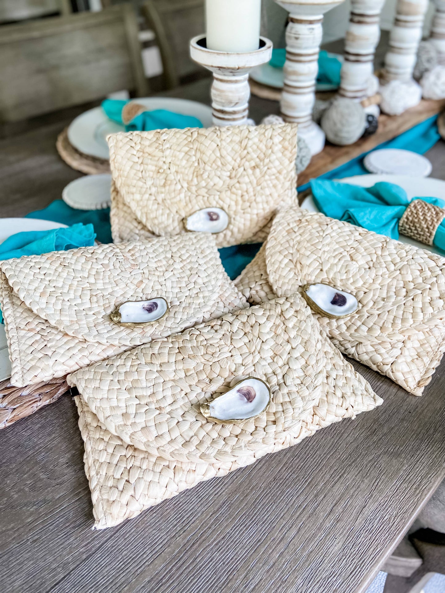 Oyster Shell Clutch
