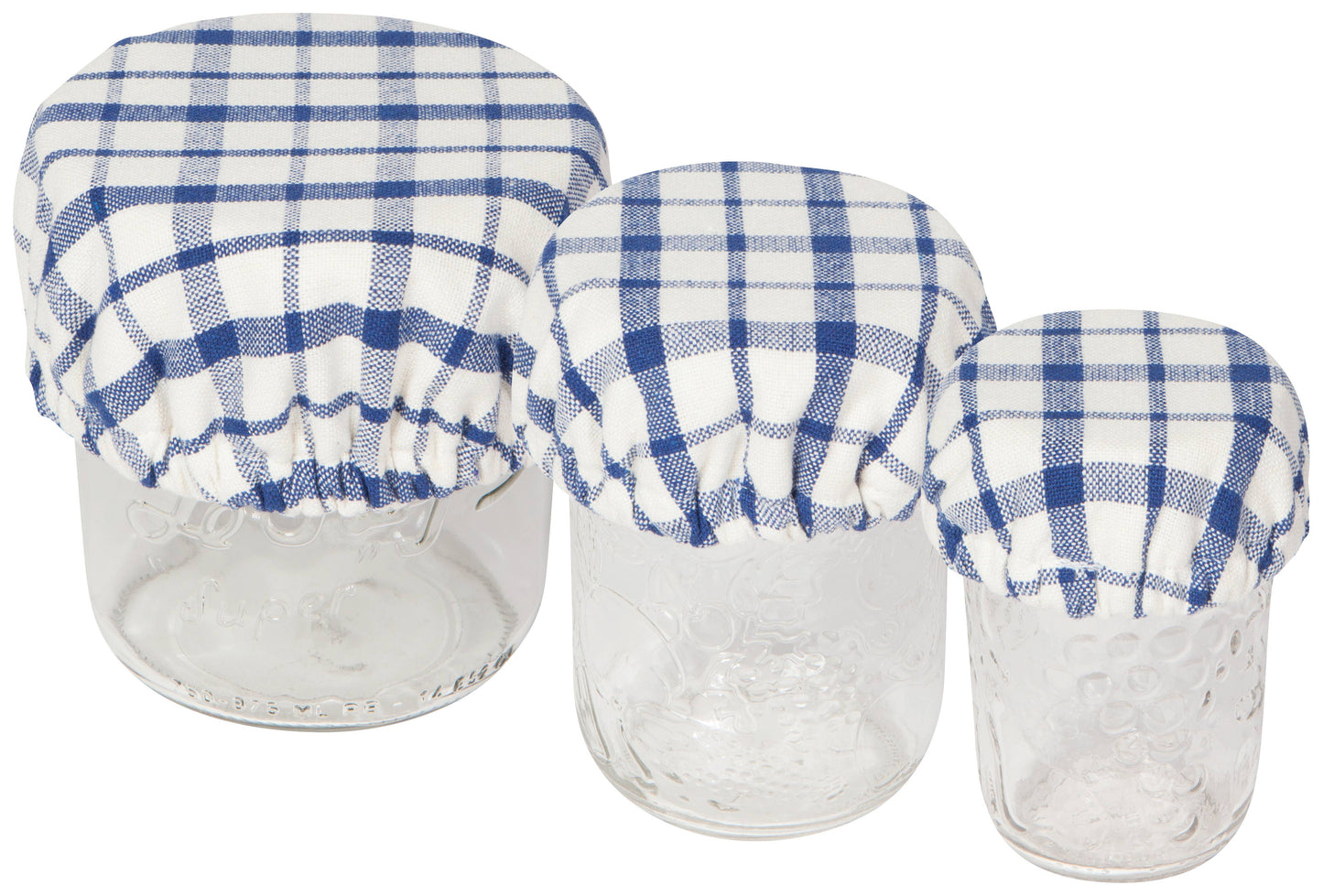 Belle Plaid Mini Bowl Cover: Set of 3