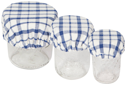 Belle Plaid Mini Bowl Cover: Set of 3