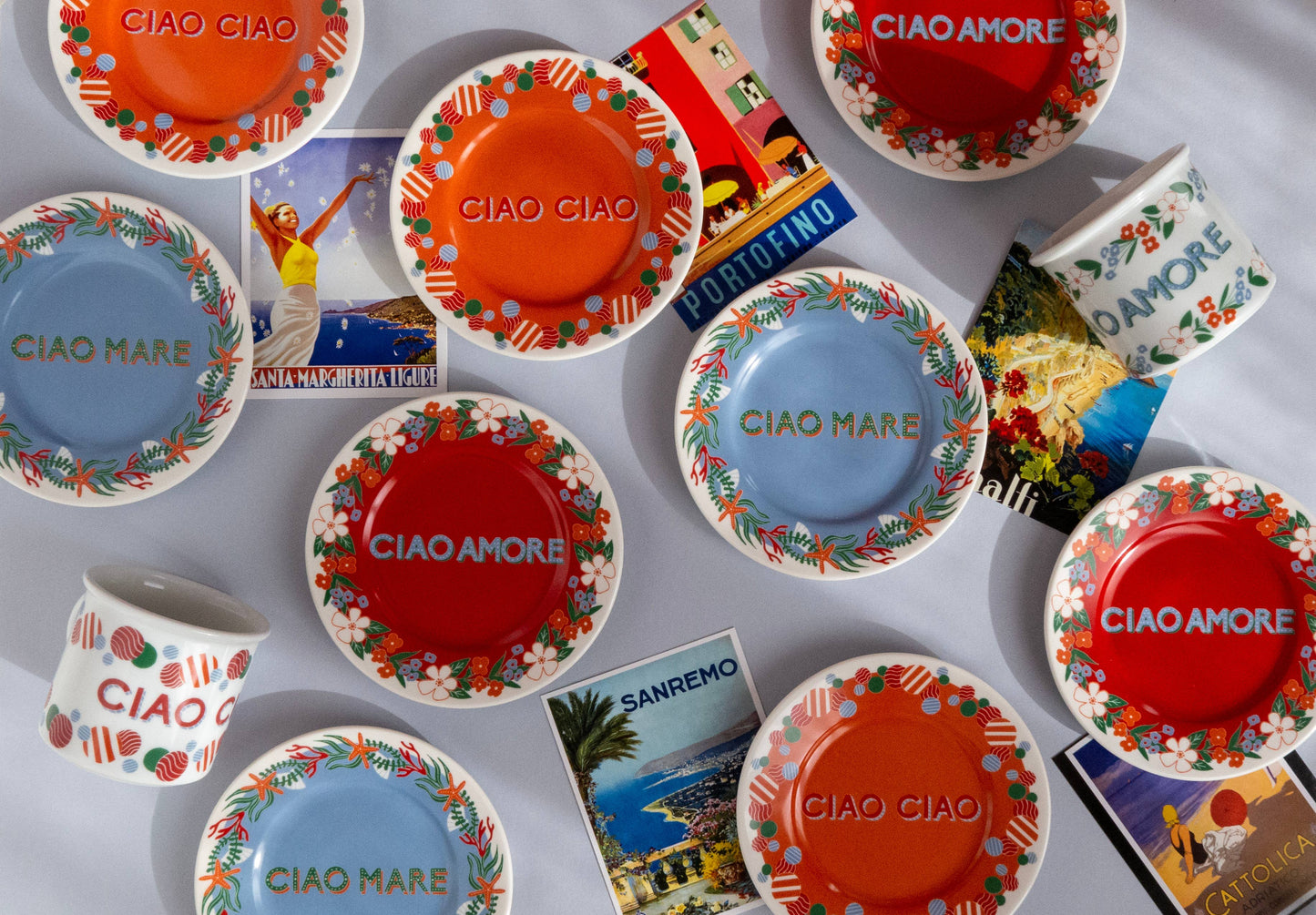 CIAO AMORE (Hello Love) Porcelain Plate