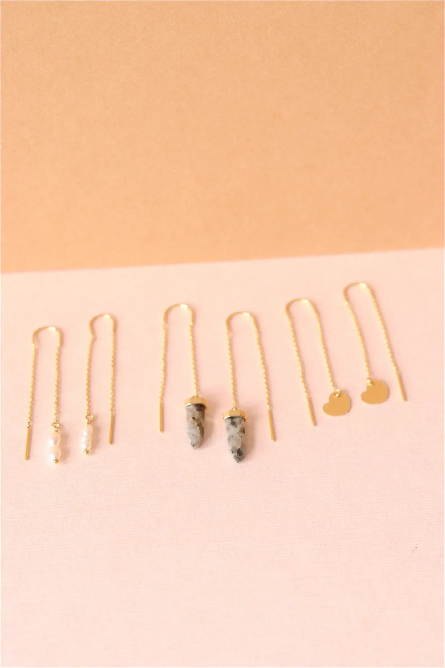 Delicate Pearl Threaders