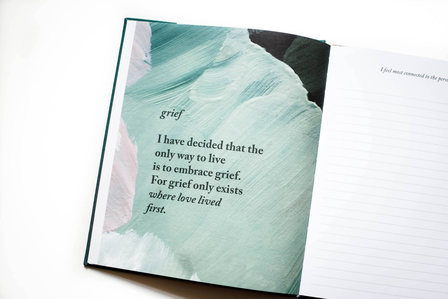 Grief Journal | Sympathy Gift | Loss of Child Journal: Teal