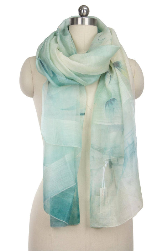 Fresia Wool Silk Spring Scarf