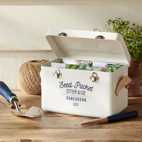 Seed Packet Storage Tin - Stone