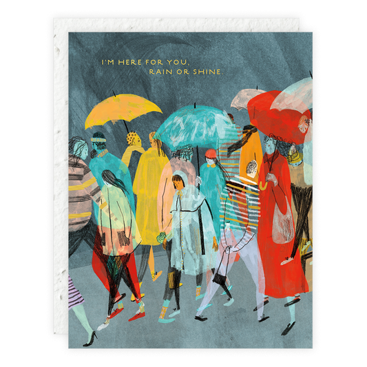 Rain or Shine: Sympathy Card