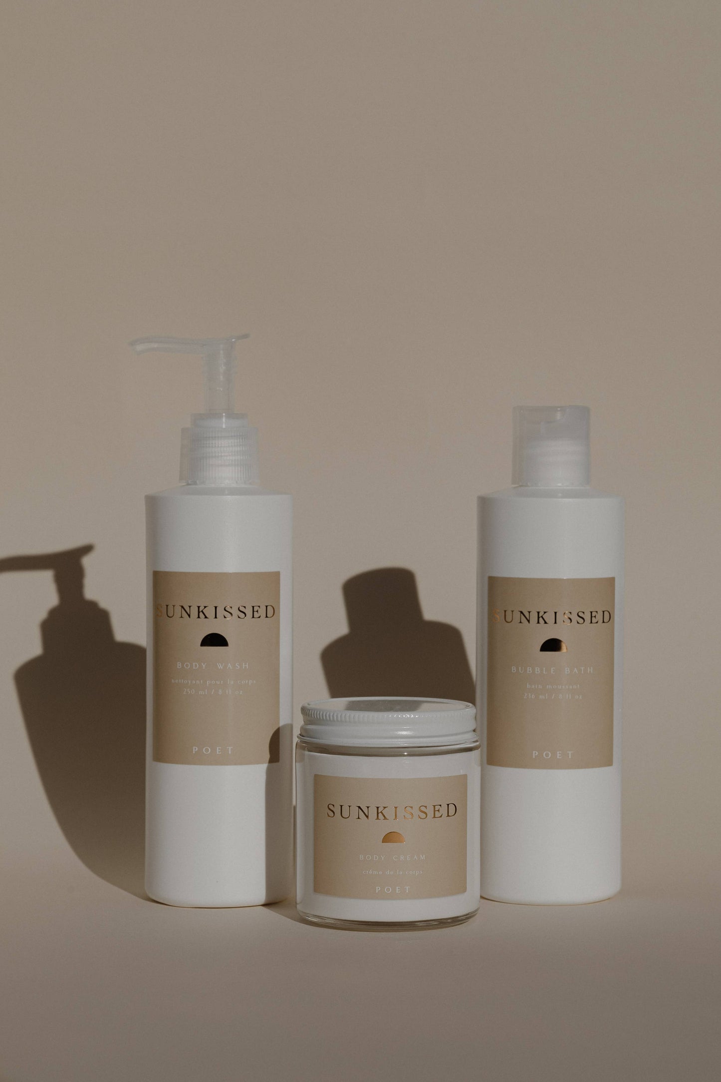 Sunkissed Body Cream: 8oz Pump Bottle