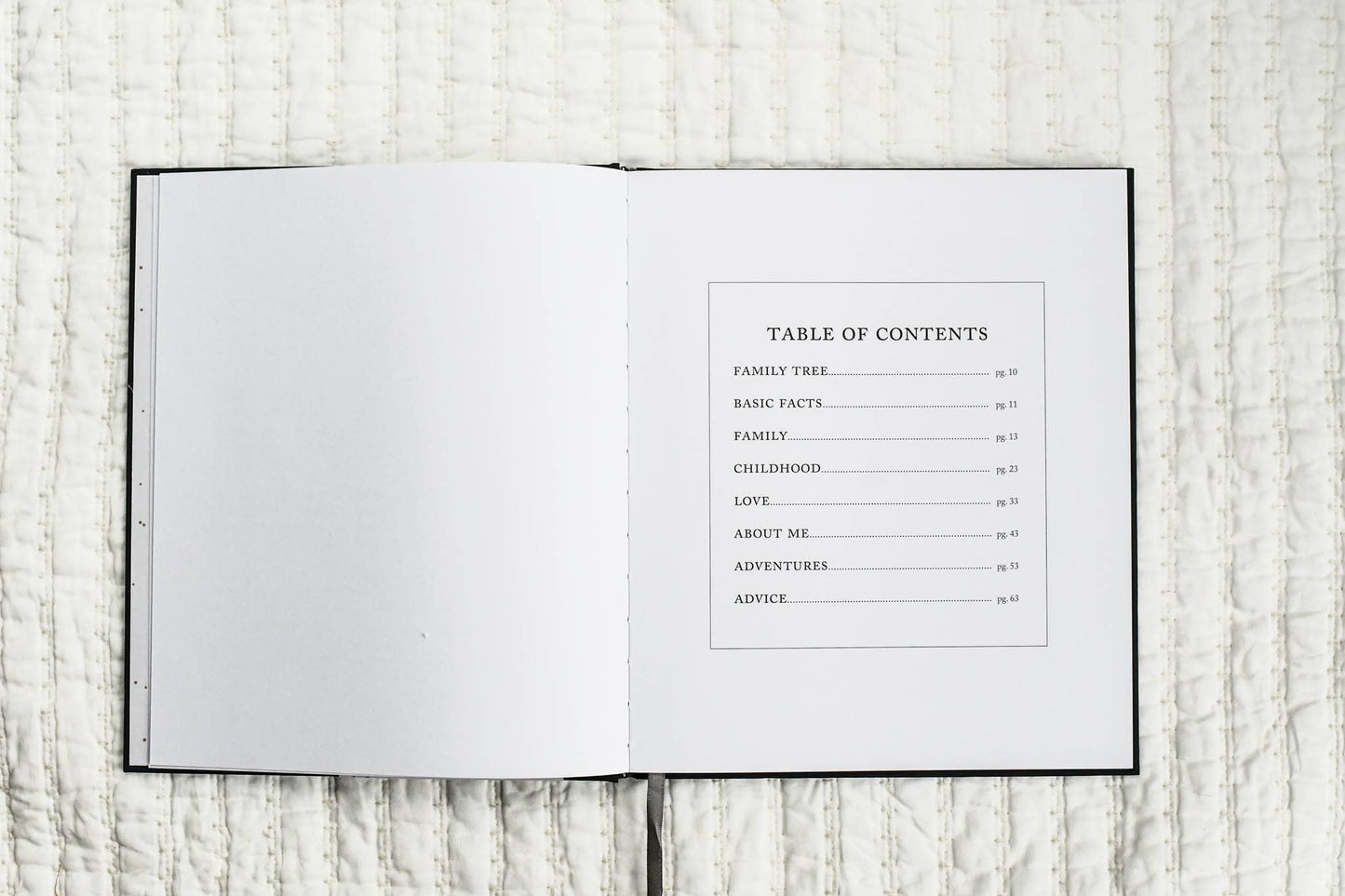 Legacy Journal: A Family Keepsake Book | Ivory