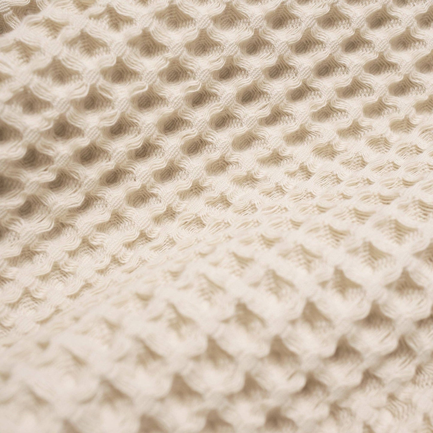 Organic Weightless Waffle Bath Towel: Wheat / Individual