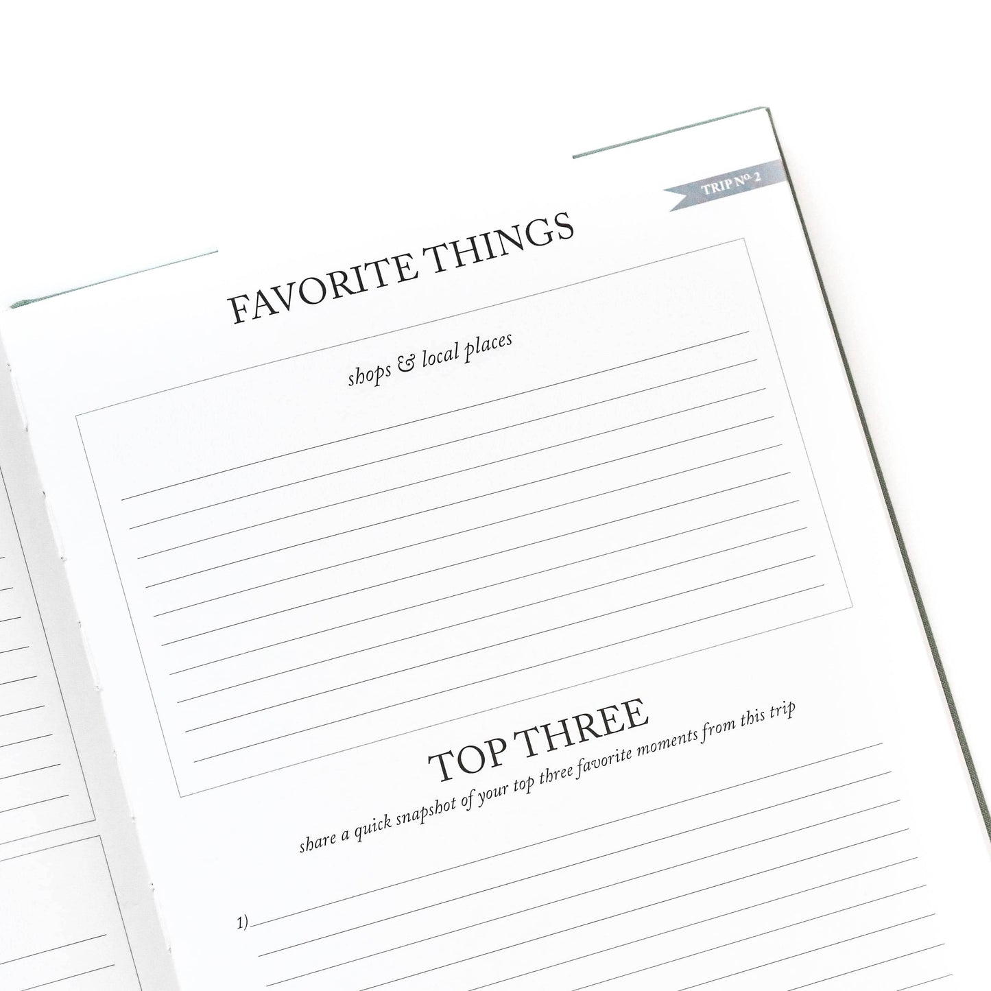 Travel Journal | Adventure Keepsake | Trip Adventure Book: Sage Green