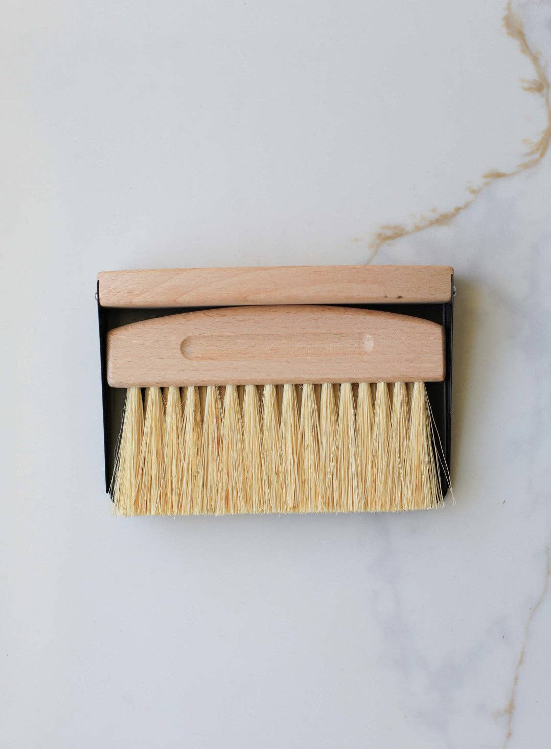 Mini Broom and Dustpan Set: Sisal White