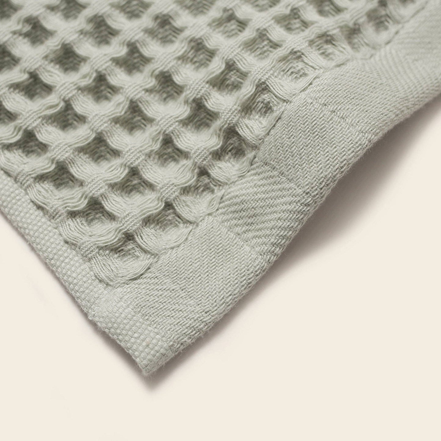 Organic Weightless Waffle Hand Towel: Aloe / Individual