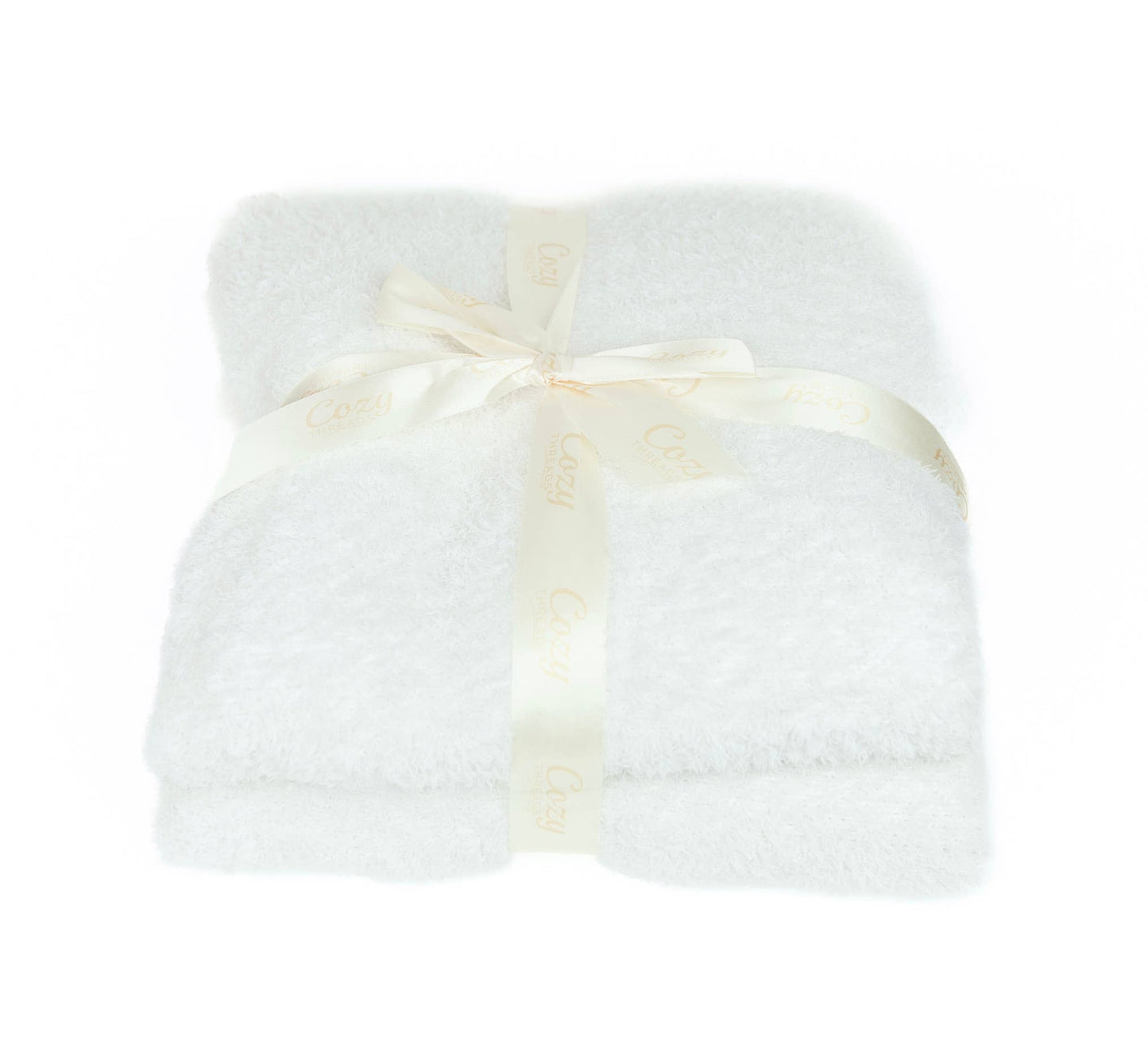 Cozy Threads Bamboo Lightweight Cooling Blanket Throw, Cream
