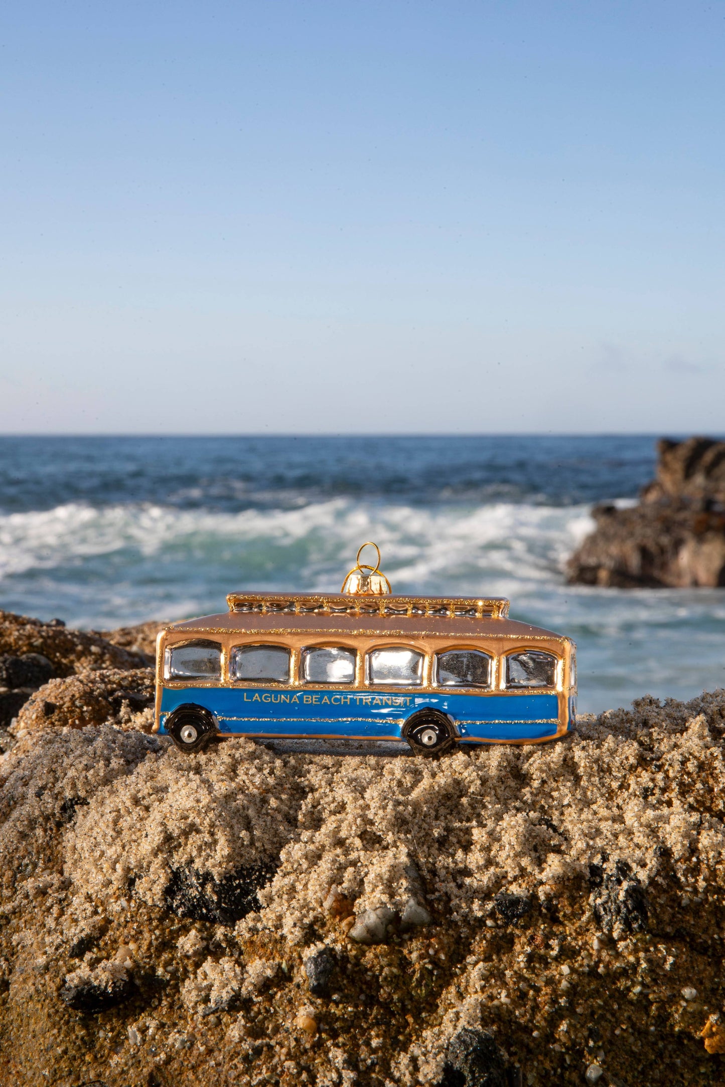 Laguna Beach Trolley Ornament