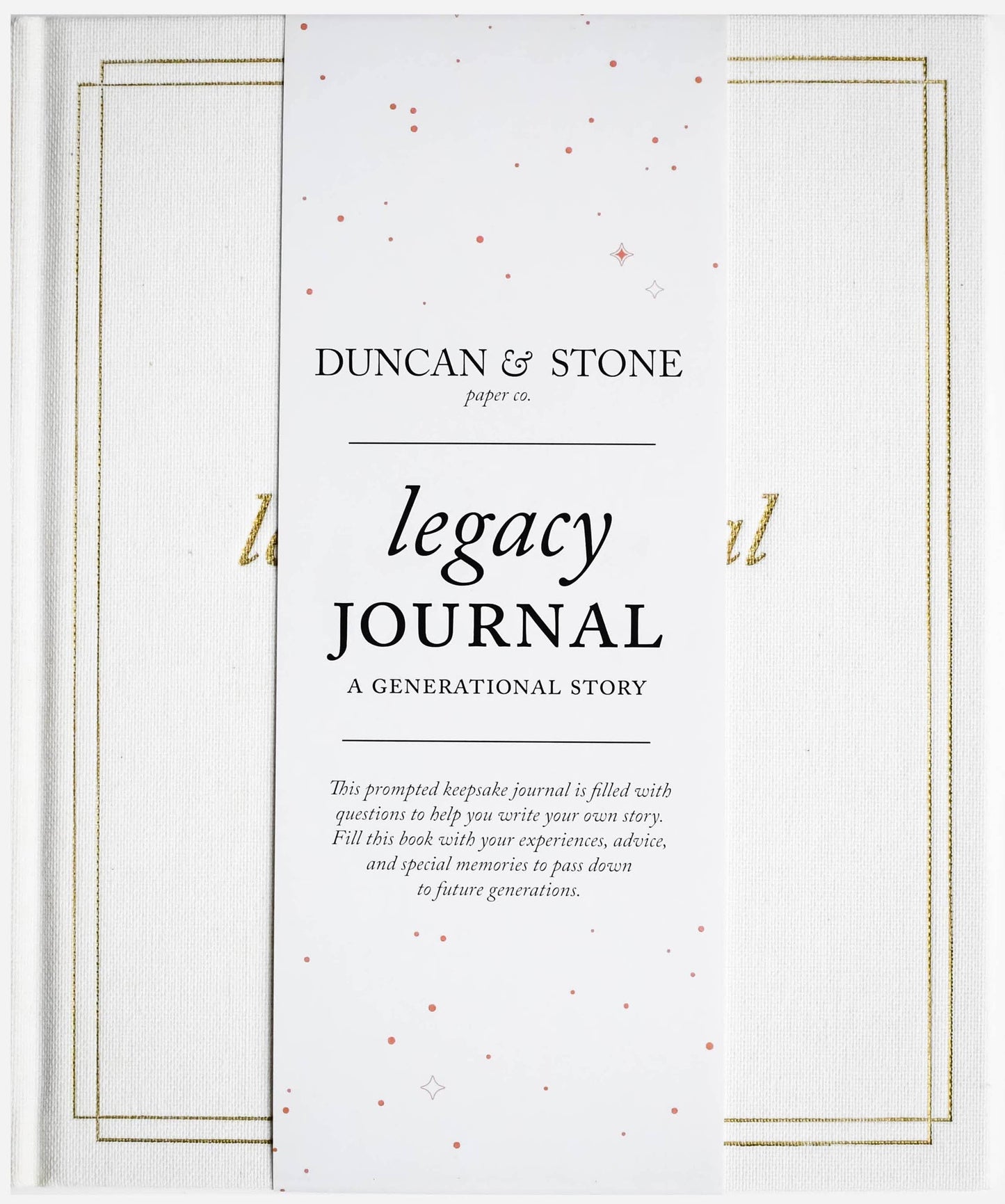 Legacy Journal: A Family Keepsake Book | Ivory