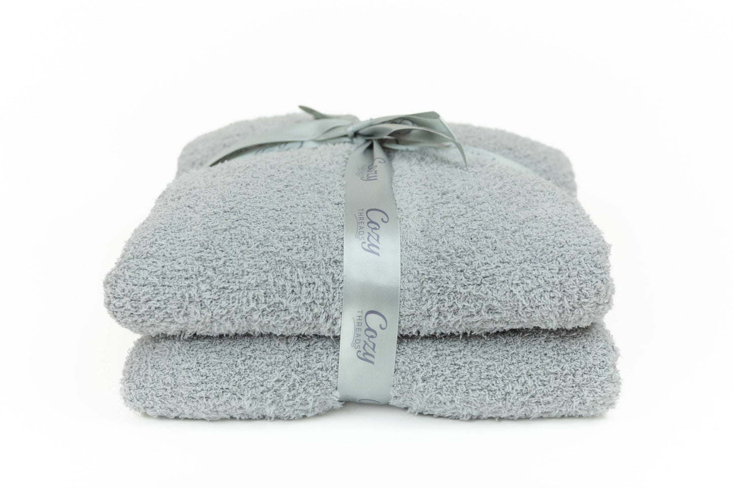 Cozy Threads Bamboo Lightweight Cooling Blanket Throw, Gray