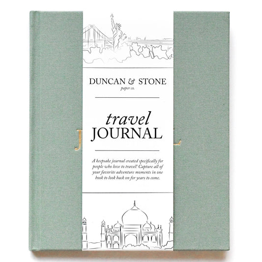 Travel Journal | Adventure Keepsake | Trip Adventure Book: Sage Green