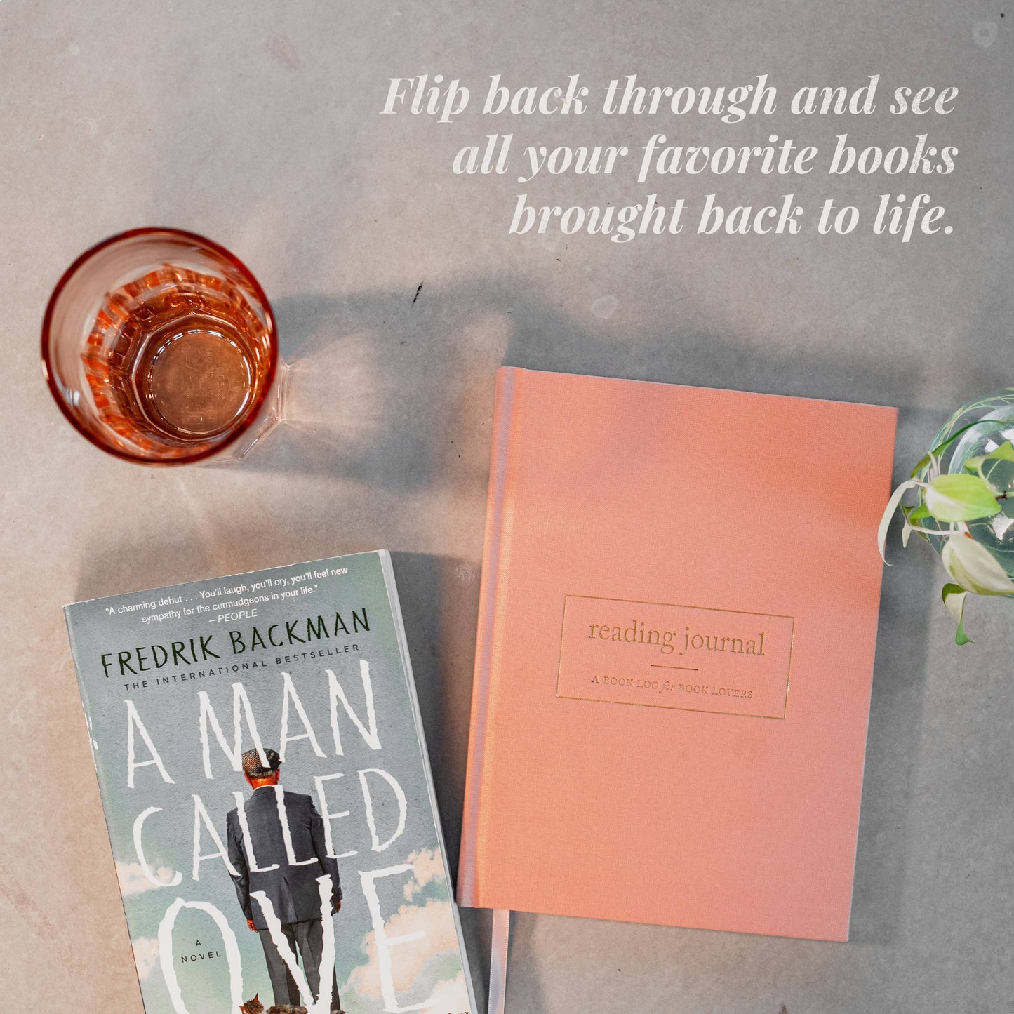 Reading Journal for Book Lover | Book Review Journal: Red