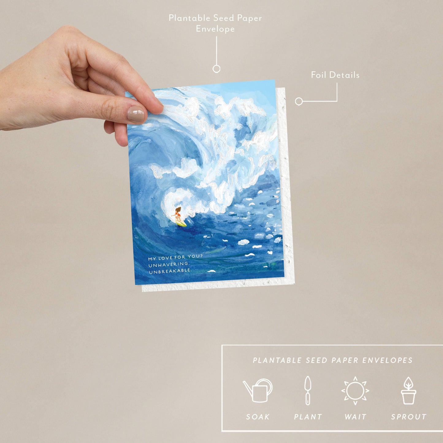 Wave: Love + Friendship Card