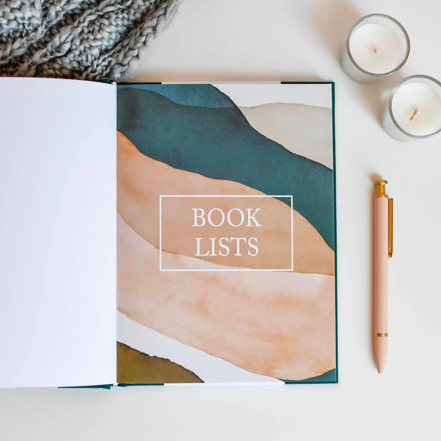 Reading Journal for Book Lover | Book Review Journal: Red