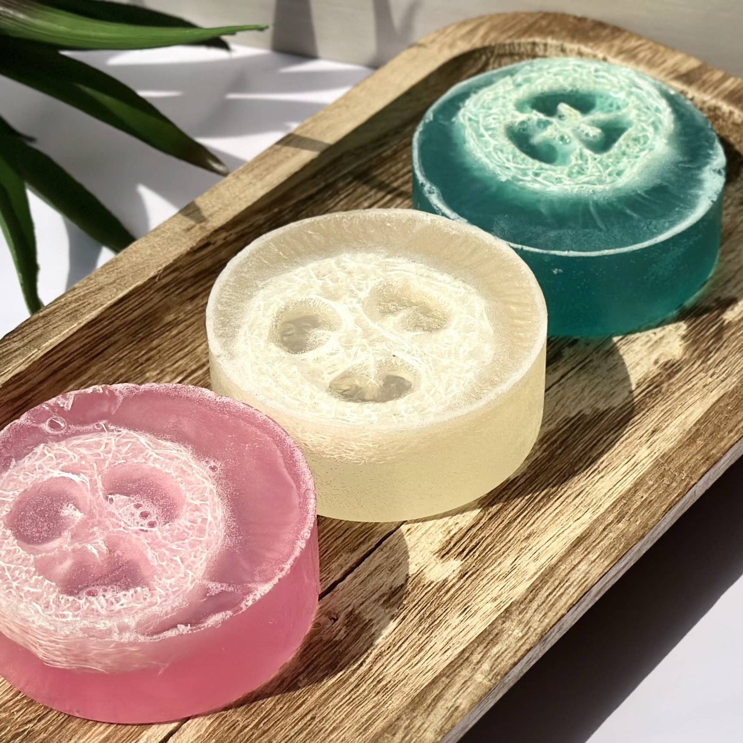 Salt Loofah Soap - Sea Salt and Bergamot