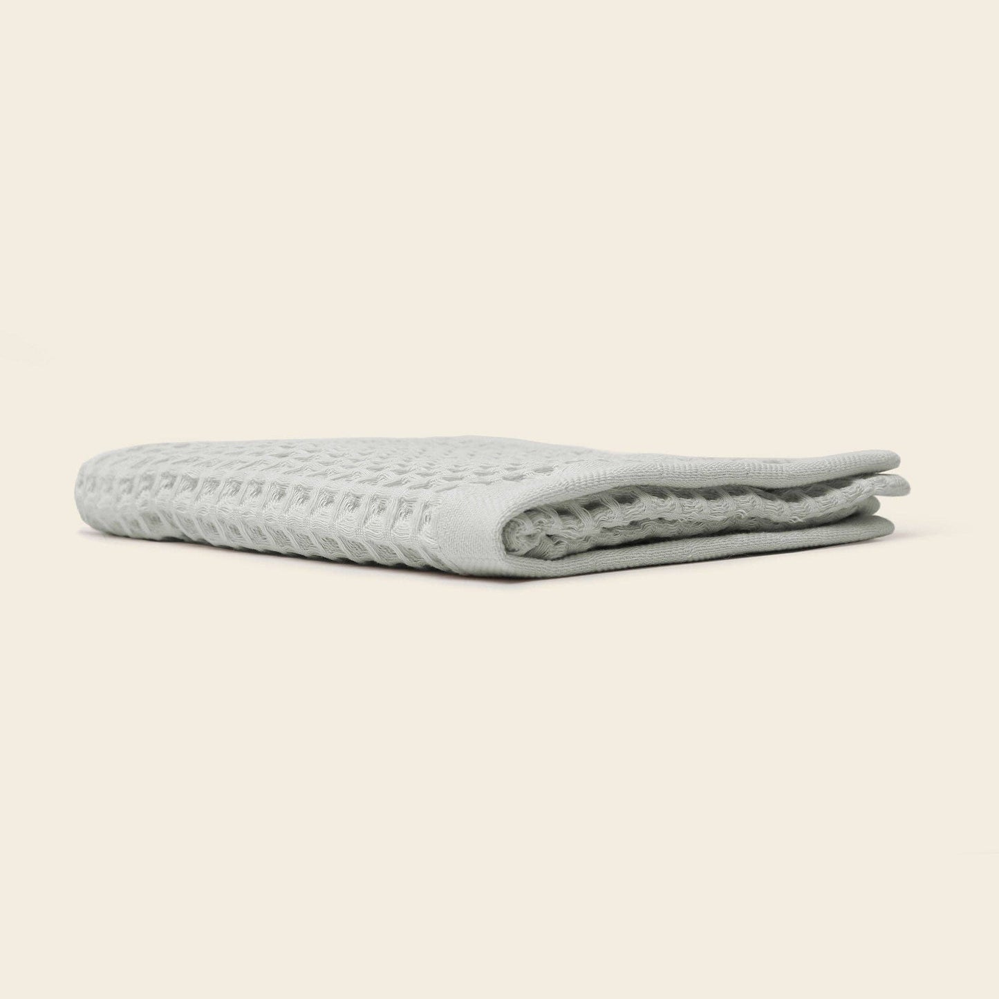 Organic Weightless Waffle Hand Towel: Aloe / Individual