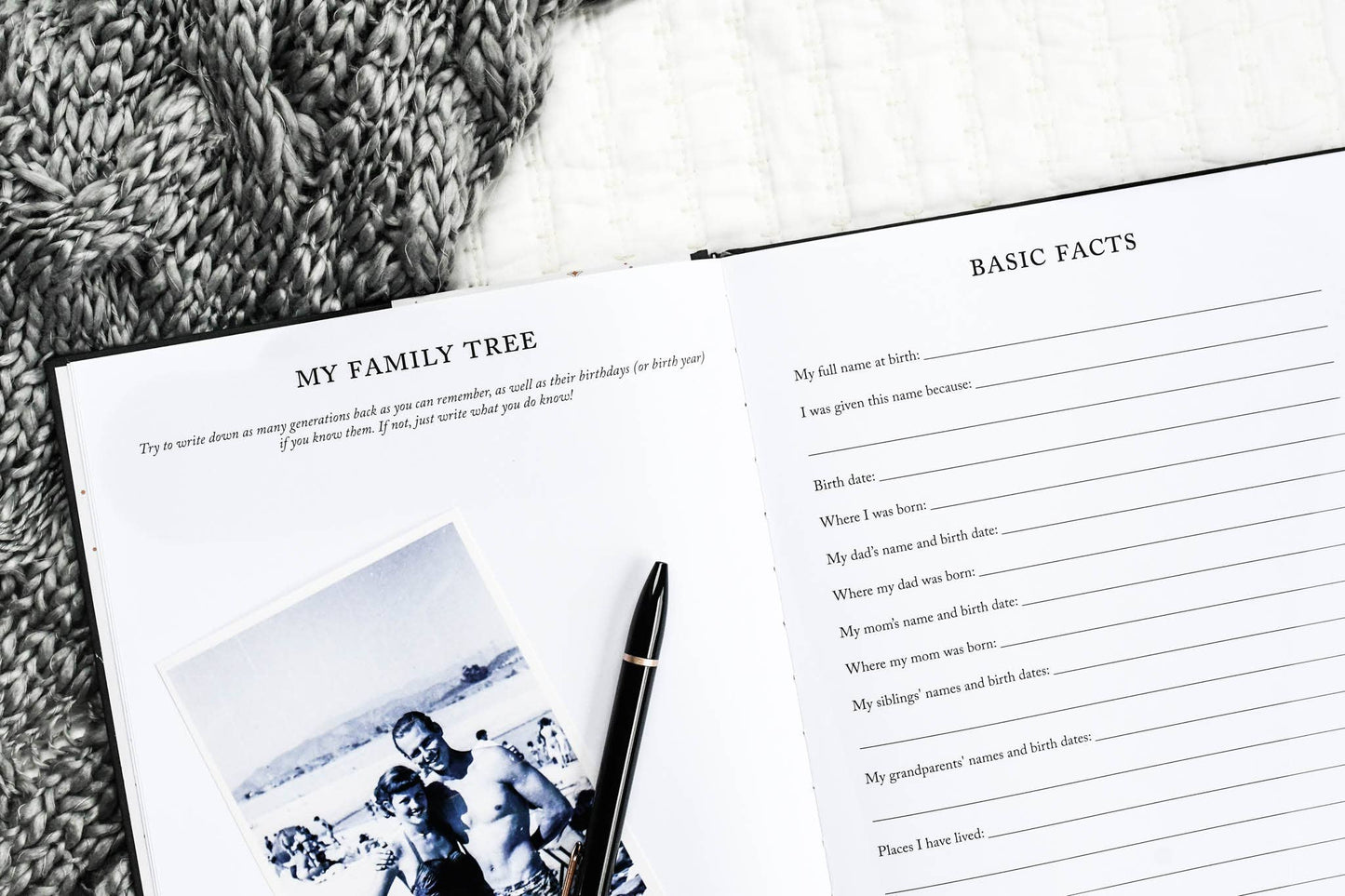 Legacy Journal: A Family Keepsake Book | Ivory