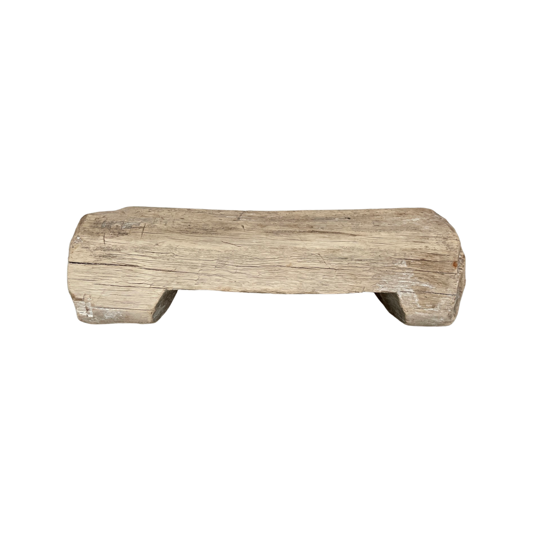 Wood Face Riser Vintage Bleached Wood Riser – Luxe Studio Design